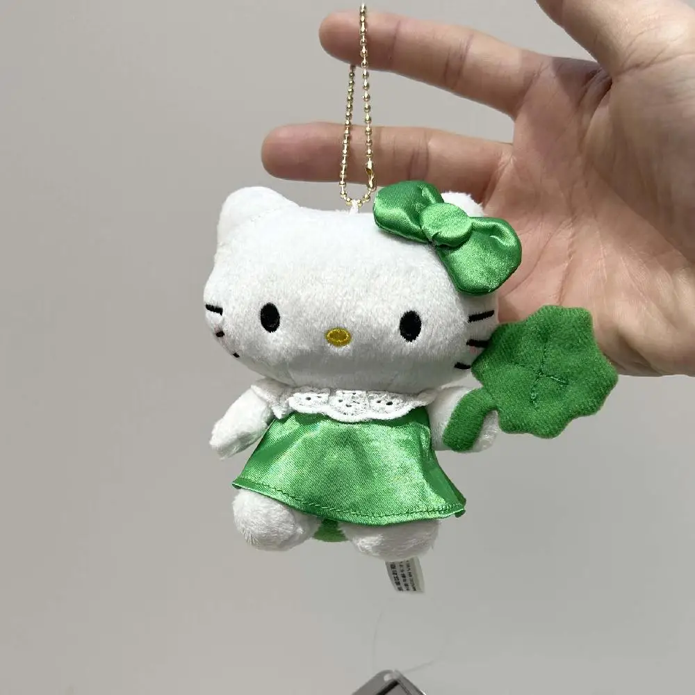 10cm Newest Sanrio Sanrio take Clover Plush Doll Plush pendant cute Key buckle Bag decoration Anime periphery a birthday present