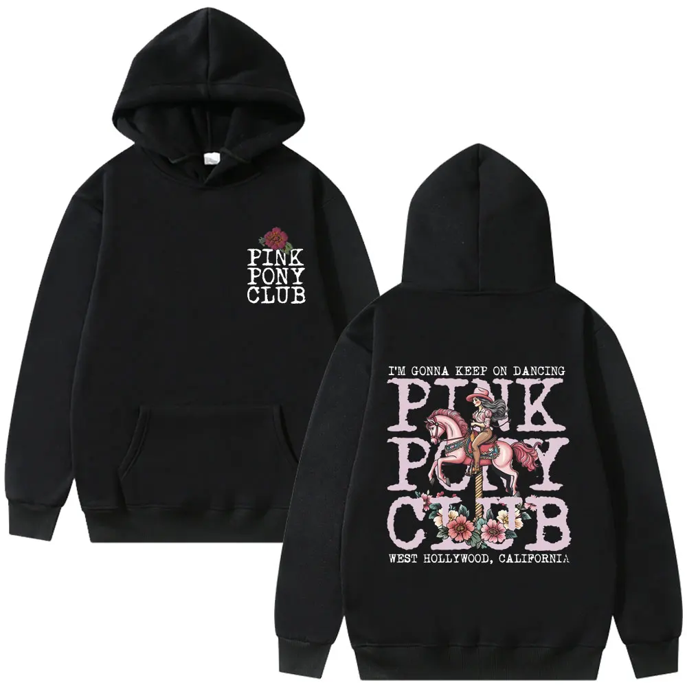 

Chappell Roan Pink Pony Club Hoodie Midwest Princess Country Popular Music Pullover Men Women Fashion Oversized Hooded Tracksuit