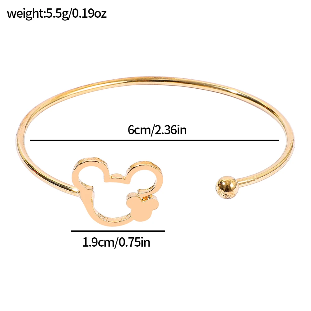 Figurine de dessin animé classique Mickey Mouse, ornement de mode, accessoire de charme, jouet Unique, cadeau pour amis