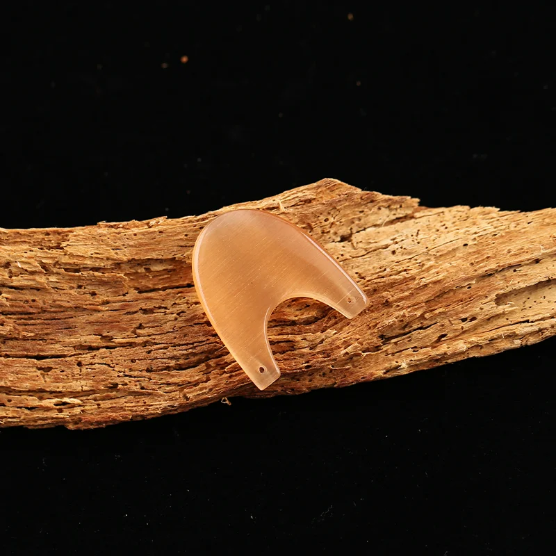 B&F Handmade cymophane Pendants, Genuine Natural stones beads, Unique Stones for jewelry & DIY Earring Beads