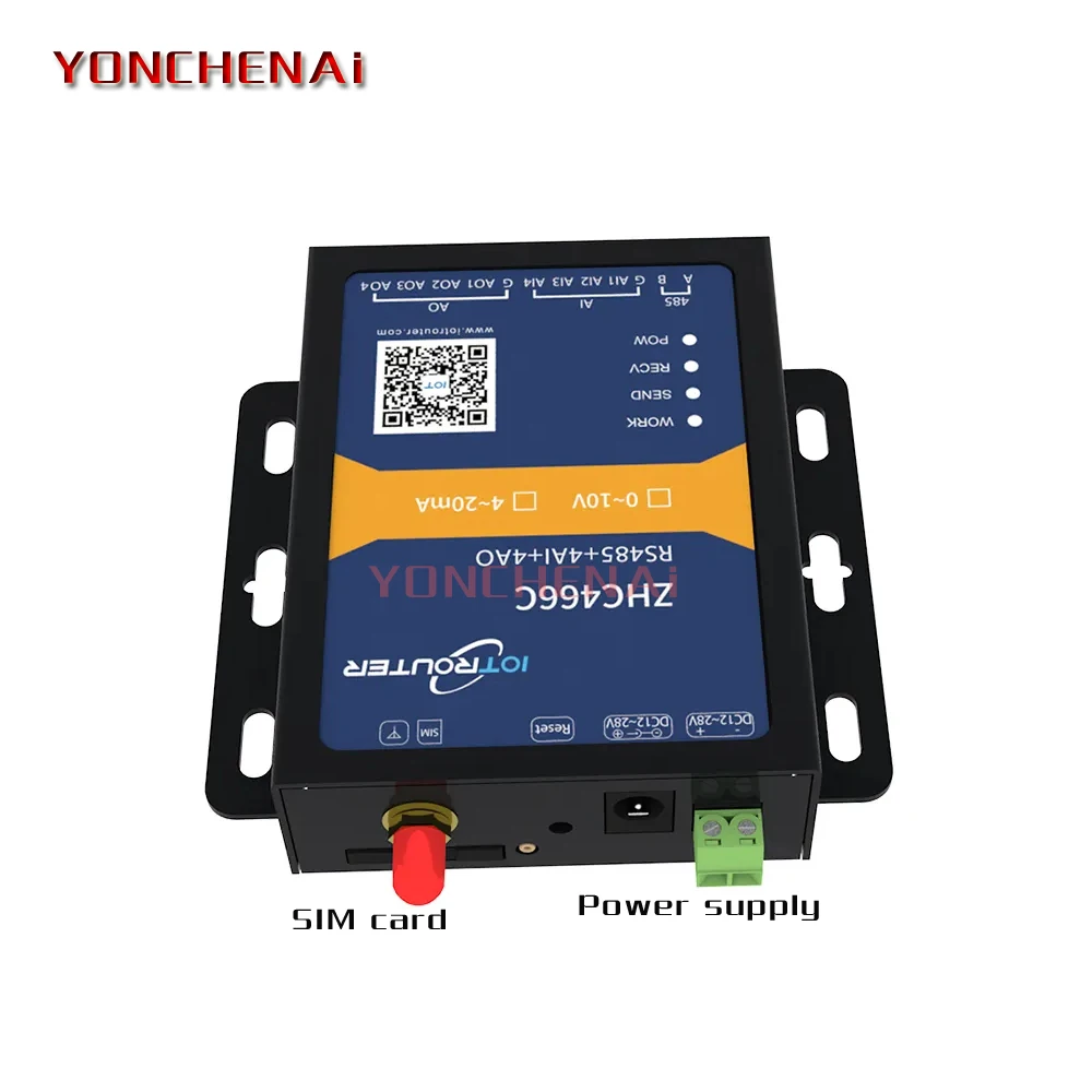 Imagem -06 - Modbus-rtu Gateway de Entrada Analógico Tcp Mqtt Gateway Iot 4g Gprs 420ma 010v