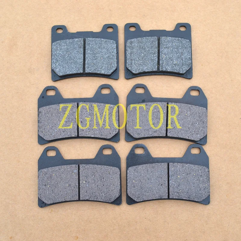 Motorcycle Front Rear Brake Pads Fit For YAMAHA FZ400 XJR400 XJR1200 XJR1300 TRX850 Import 1995-2000 1996 1997 1998 1999