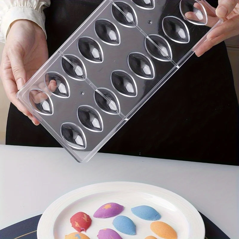 Water Drop Shape Chocolate Mold - Easy to Use and Durable PC Polycarbonate Chocolate Making Mould