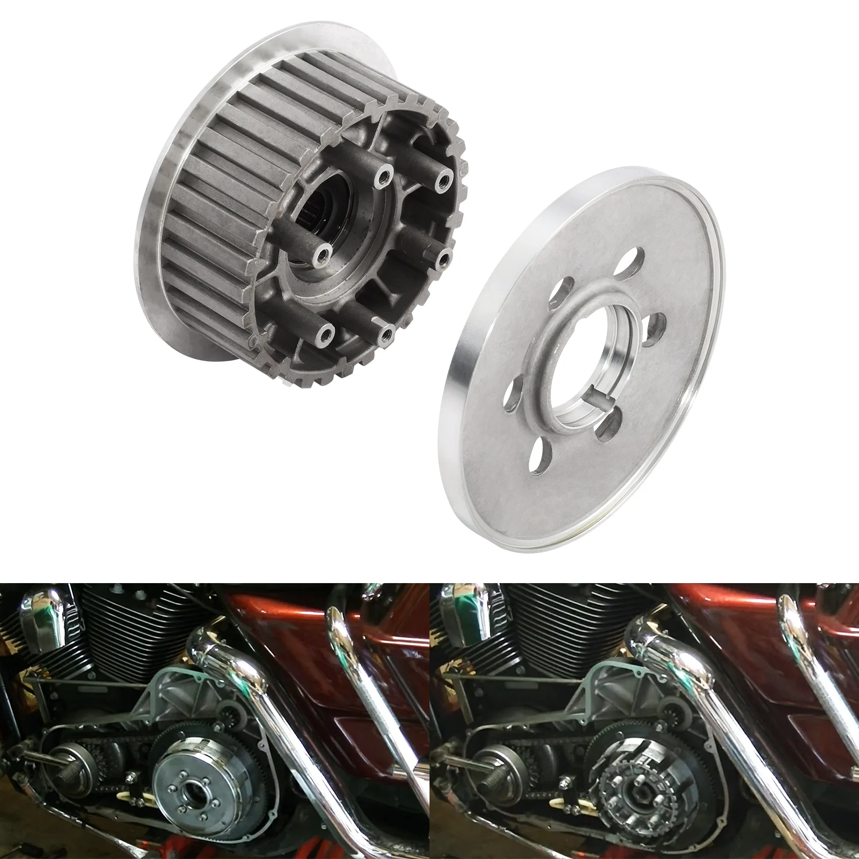Motorcycle Clutch Pressure Plate Set Fit For Harley Touring Road Street Glide Road King 2011-2016 2015 2014 2013 2012