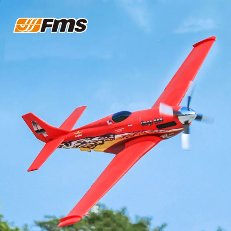 FMS P51 موستانج ثلاثية الأبعاد النسخة الرياضية RC نموذج طائرة 1100 مللي متر ثابت الجناح الكهروميكانيكية محاكاة الكبار لعبة التحكم عن بعد #1