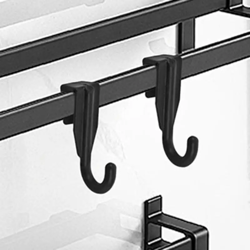 

16PCS Plastic Utility Hangers Multi-Functional Microwave Oven Rack Hooks Hanging Space-Saving S Hooks for Kitchen Utensils