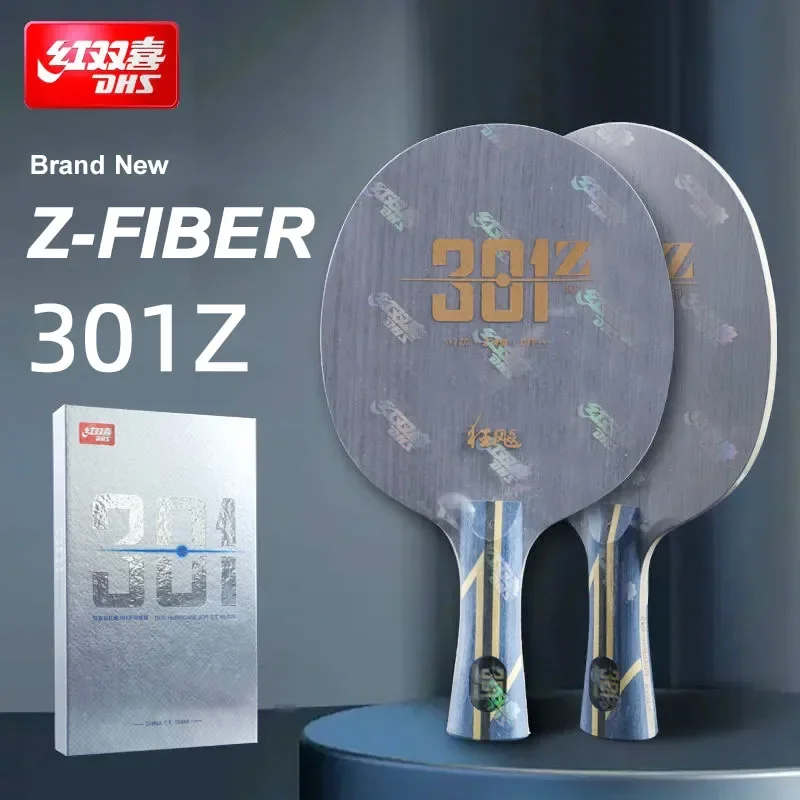 Original DHS 301Z Hurricane Table Tennis Blade 5 Wood 2 Internal ZC Fiber Ping Pong Blade H-301Z Original Box Pack