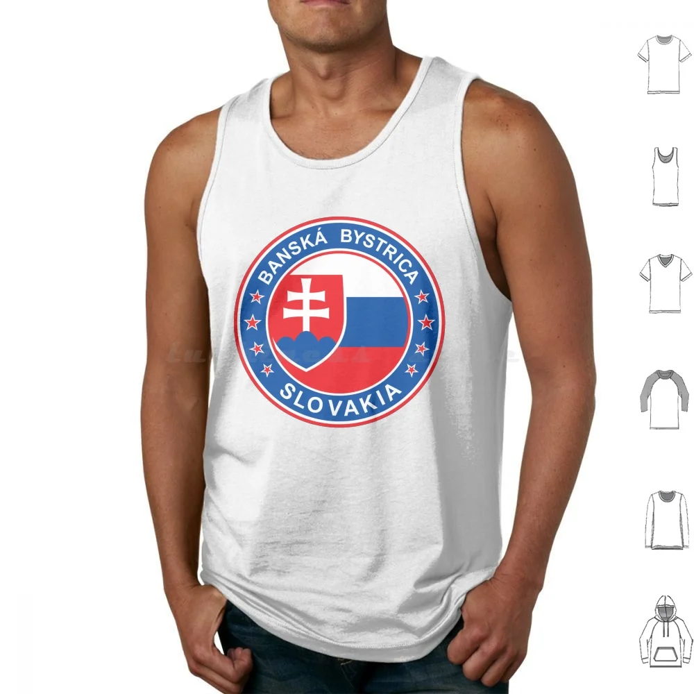 Banska Bystrica , Slovakia Tank Tops Print Cotton Banská Bystrica Banska Bystrica Bratislava Slovakia Slovak Pressburg