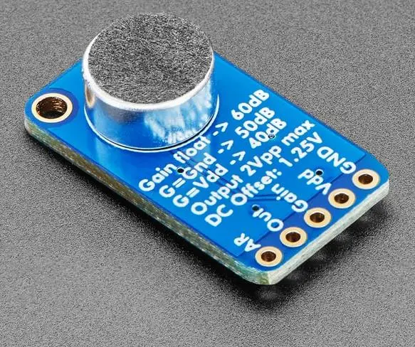 1713 Audio IC Development Tools MAX9814 Electret Mic Amp Breakout arduino