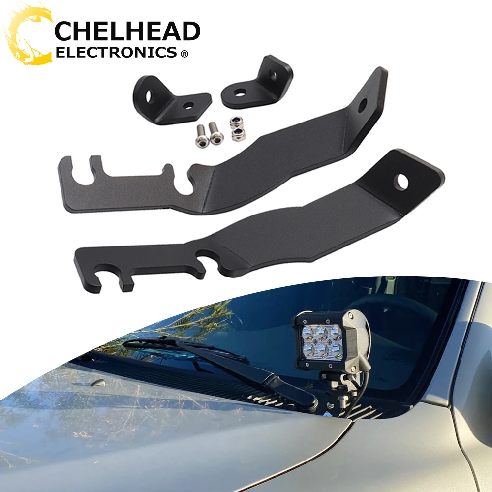 

Led Ditch Work Light Holder Car Hood Mounting Bracket For Toyota Tacoma 1995 1996 1997 1998 1999 2000 2001 2002 2003 2004