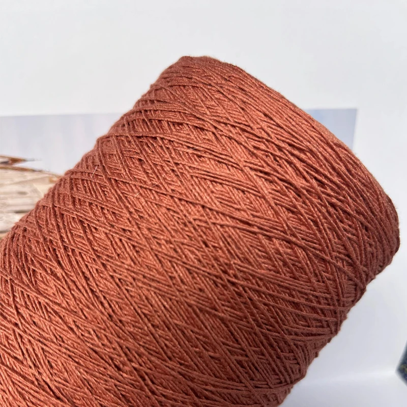 High Quality Skin-friendly Worsted 8# Lace Linen Cotton Baby Yarn for Knitting Hand DIY Crochet Weave Sewing Thread 500g