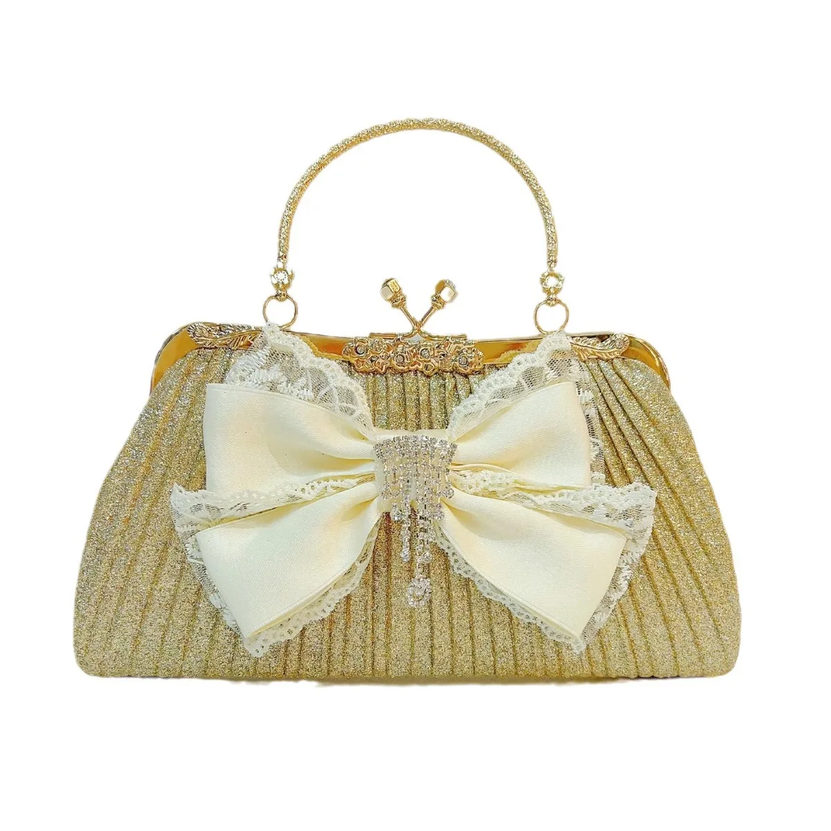 Handbag With Diamon… - image