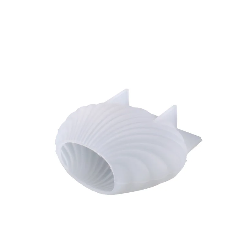 DIY Shell Candle Mold Aromatherapy Candle Plaster Mold 3D Marine Shell Silicone Scallop Soap Mold Handmade Home Craft Decoration