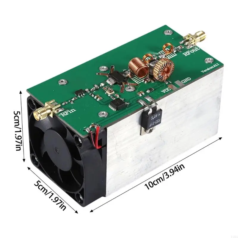 Bộ khuếch đại công suất F3MA Fan thông minh FANTINK 50OHM 12-18V VHF Bộ khuếch đại công suất vô tuyến 433MHz Máy phát khuếch đại