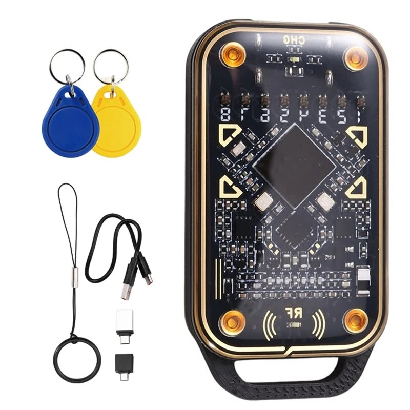 ABNR Chameleon V3.0 RFID Smart Chip Emulator Smart Card Reader NFC Read Writer ID IC Smart Card Tag Copyer +2XUID Keychain