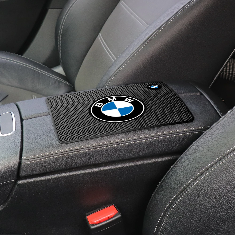 1/2PCS Car Dashboard Sticky Anti-Slip Mat Phone Non-Slip Pad For BMW 1 3 5 7 Series M Performance F16 F30 F34 F32 F31 F48 E28 E3