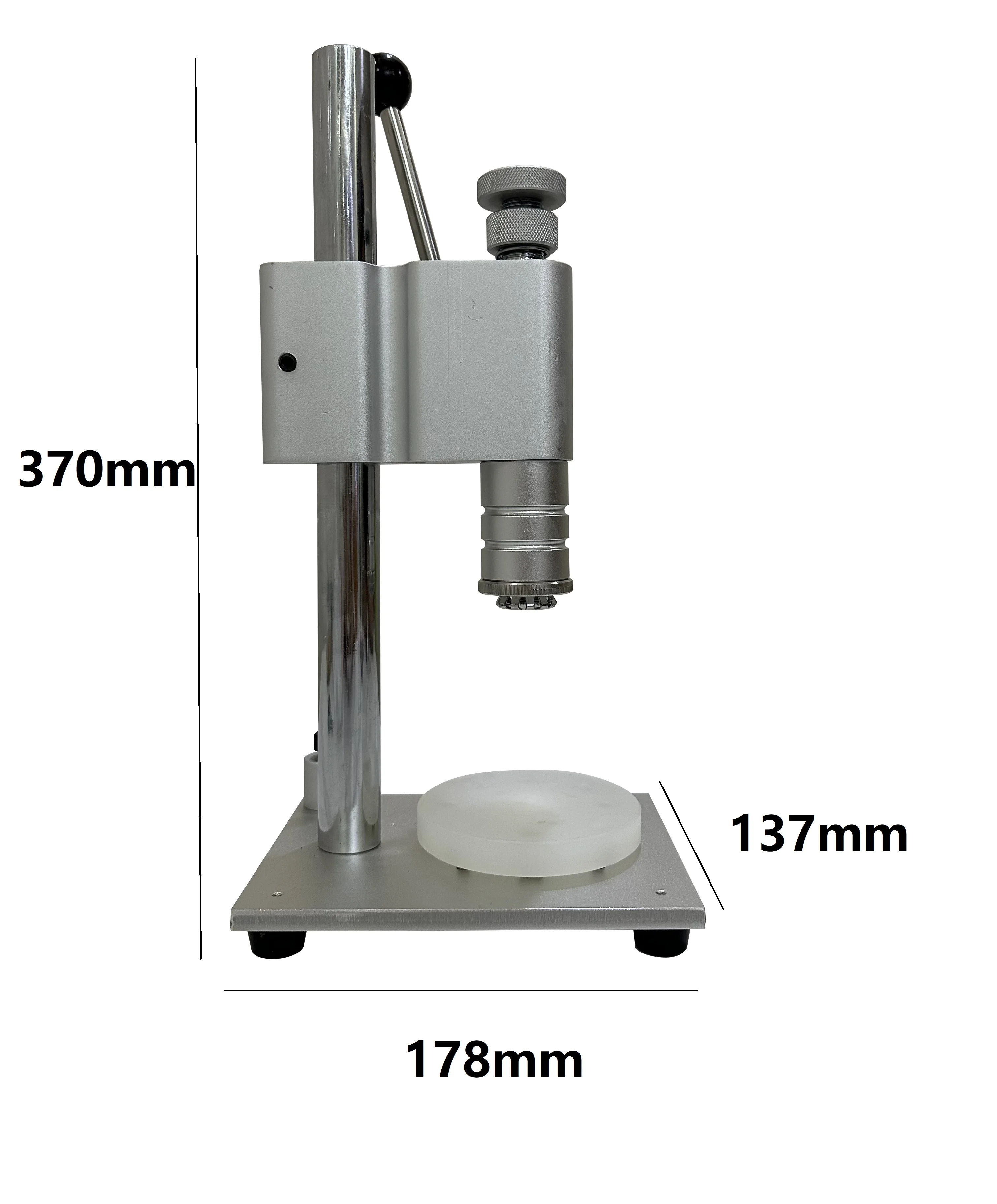 Máquina manual de friso e tampagem de mesa, 13mm,15mm,18mm,20mm para garrafas de perfume, máquina tampadora de frascos de perfume, crimper de perfume