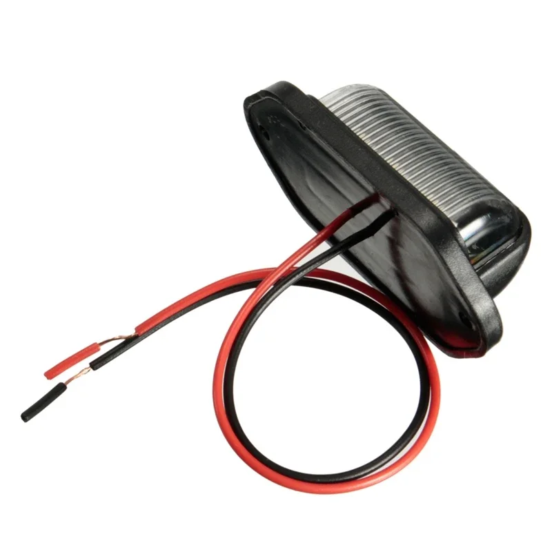 

6 светодиодов, освещение номерного знака, лампы для освещения номерного знака, лампы для лодок, мотоциклов, автомобильных самолетов, автофургонов, грузовиков, прицепов 12 В 24 В