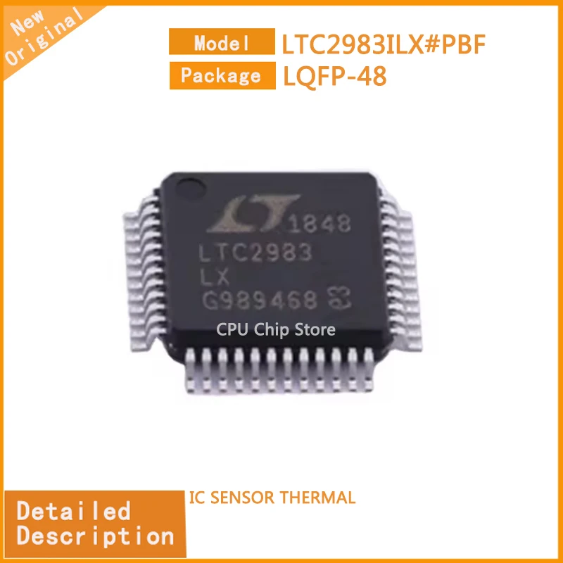 1~5PCS  New Original  LTC2983ILX#PBF LTC2983ILX IC SENSOR THERMAL 48-LQFP (7x7)