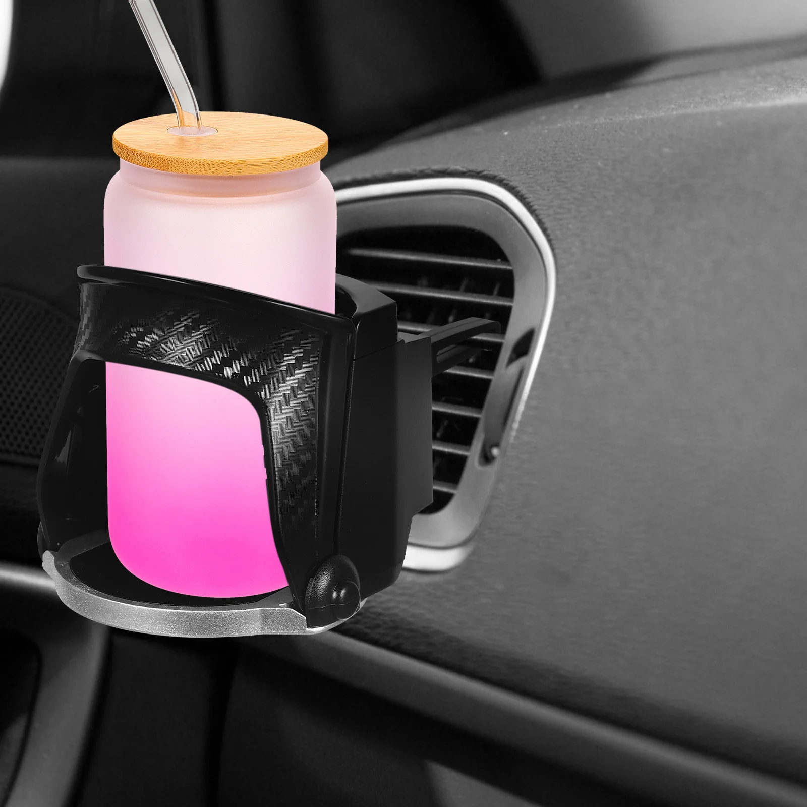 

Car Air Vent Cup Holder Water Bottle Coffee Cup Holder Phone Mount Ashtray Compatible Universal Automotive Accessories