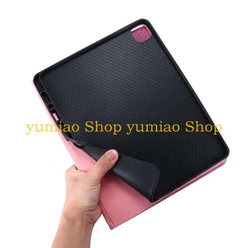 

587B Tablet Soft TPU Case Foldable TPU Matte Cover Pen Case for Air 13 12.9