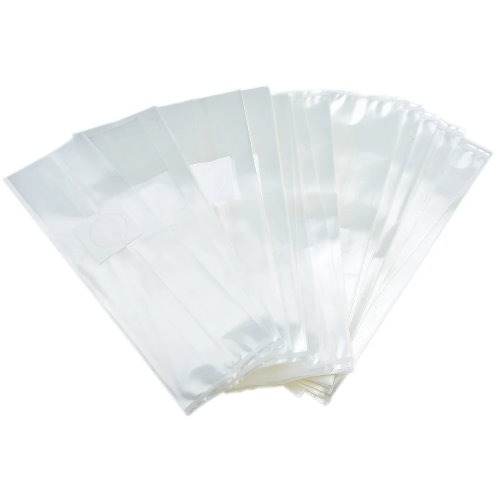 High for temp Pre Sealable Effective 50 PCS Pre Sealable PVC Mushroom for spawn Grow Bag for substrate High for temp Resistance