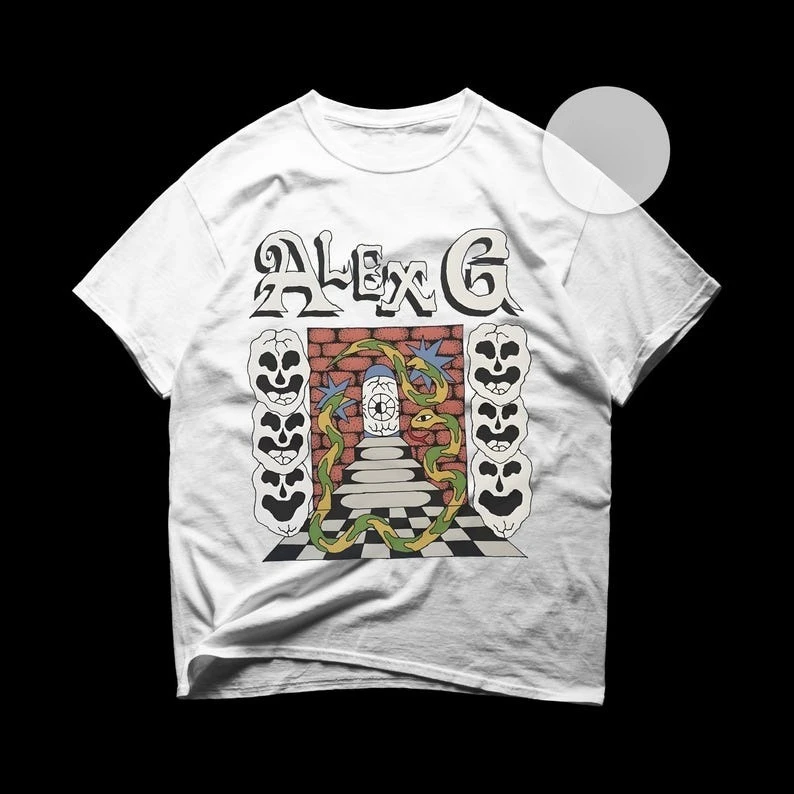 

Alex G T-Shirt Alternative Music Shirt Alex G Album Shirt Treehouse Merch Unisex Rocker Clothing Streetwear Tees Short Sleeve