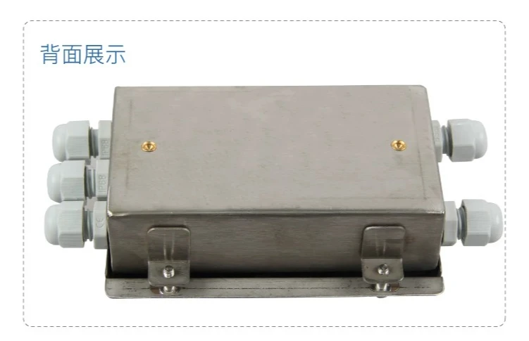 Waterproof 304 Stainless Steel 4-Input 1-Output Load Cell Junction Box for Electronic Weighing Scale