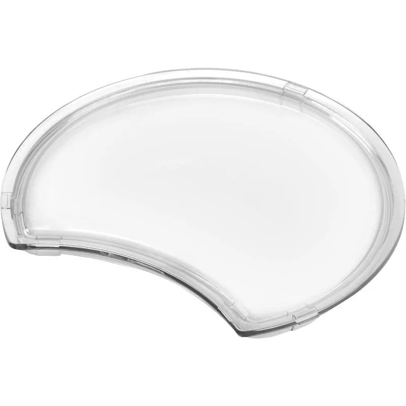 5 PCS Clear Curved Semicircle Transparent Plastic Lid, Snap On Replacement Cover For Kitchen Appliance Container Parts