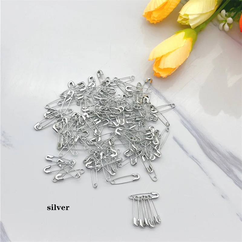 1000pcs 18mm Mix Silver/Gold/Black Pin Cross Stitch Marker Label Pin Clip For Jewelry Fasterener DIY Garment Sewing Tools Needle