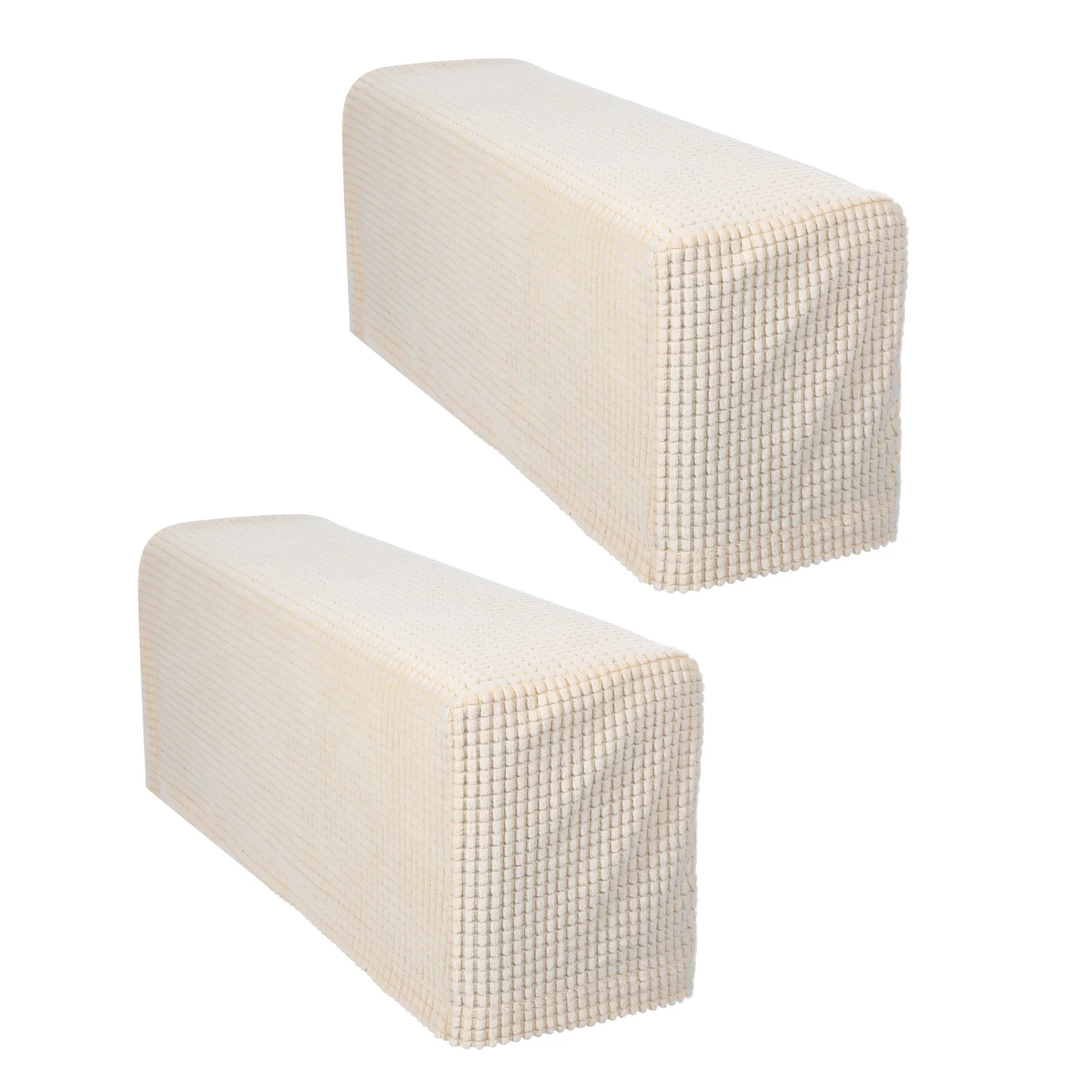 

2Pcs Sofa Armrest Covers Anti-Slip Stretchy Fabric Protector Armchair Covers Couch Arm Protectors for Living Room Easy Clean