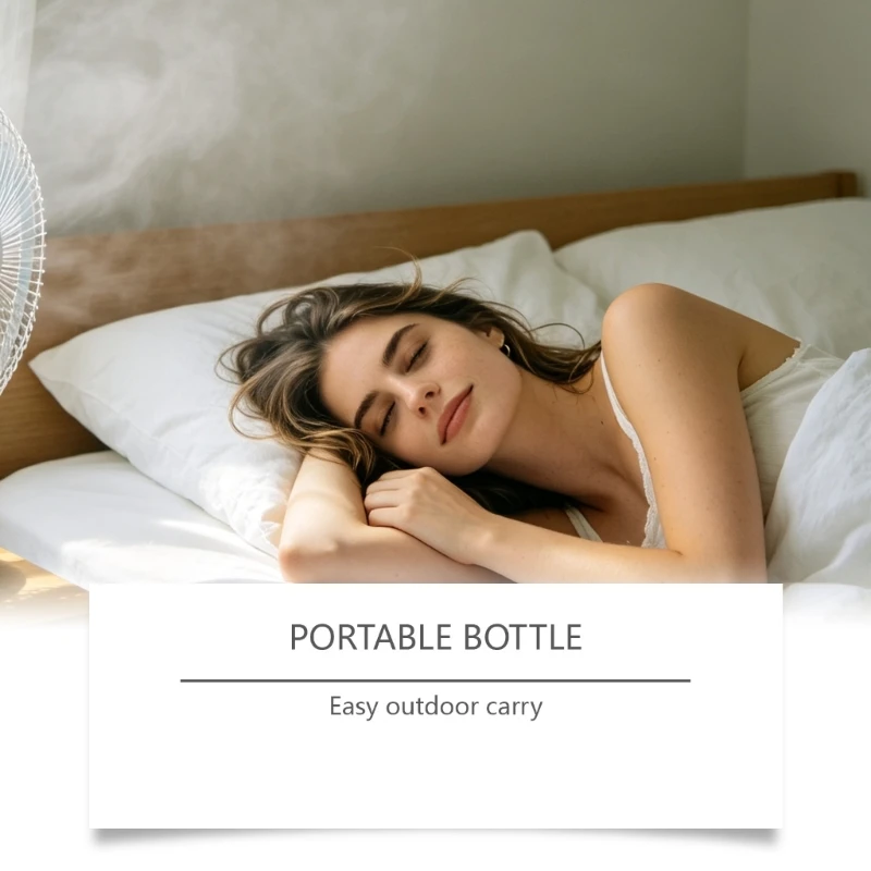 Clothes Use Fabric Cooling Liquid, Portable Pump Bottle for Outdoor Activity, Hot Day Wear Cooling, Travel Use and Daily A2BB