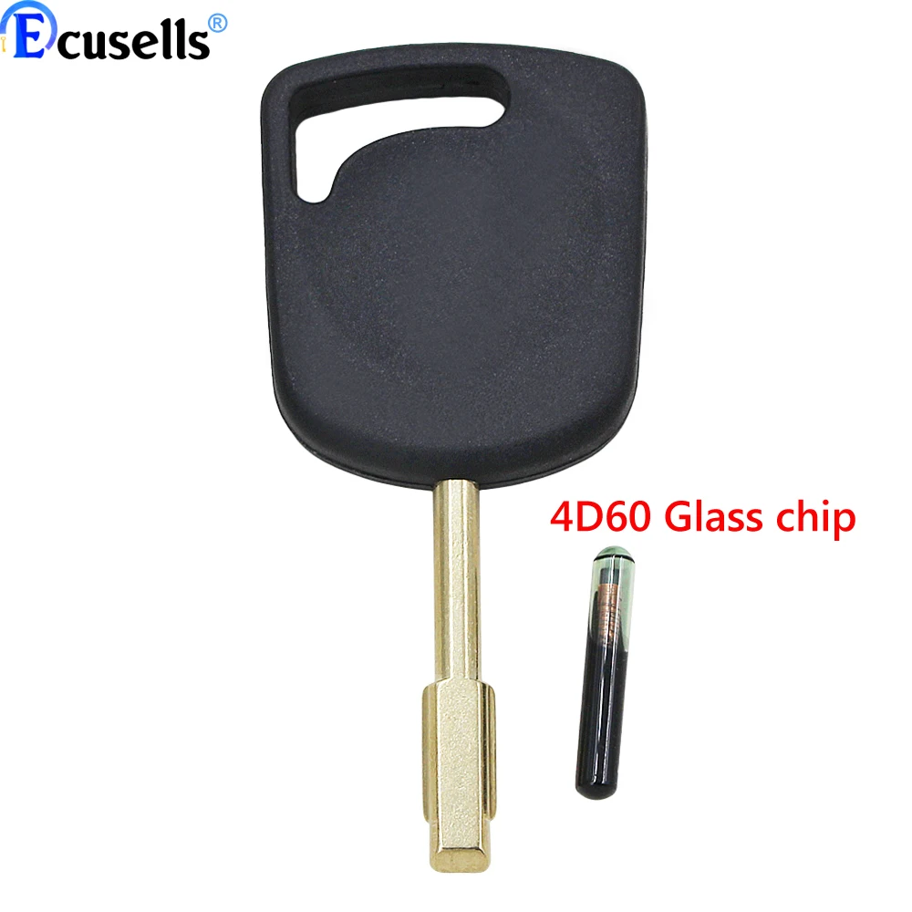 Transponder Car Key For Ford Focus Mondeo Escort Fiesta Transit Fusion Remote Key FO21 with Original 4D60 Chip