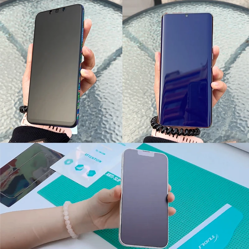 TUOLI TL-1812M Matte Wholesale Flex Tpu Cuttable TL168 TL568 TL518 Hydrogel Film Screen Protector For Oppo Iphone 13 Pro Max