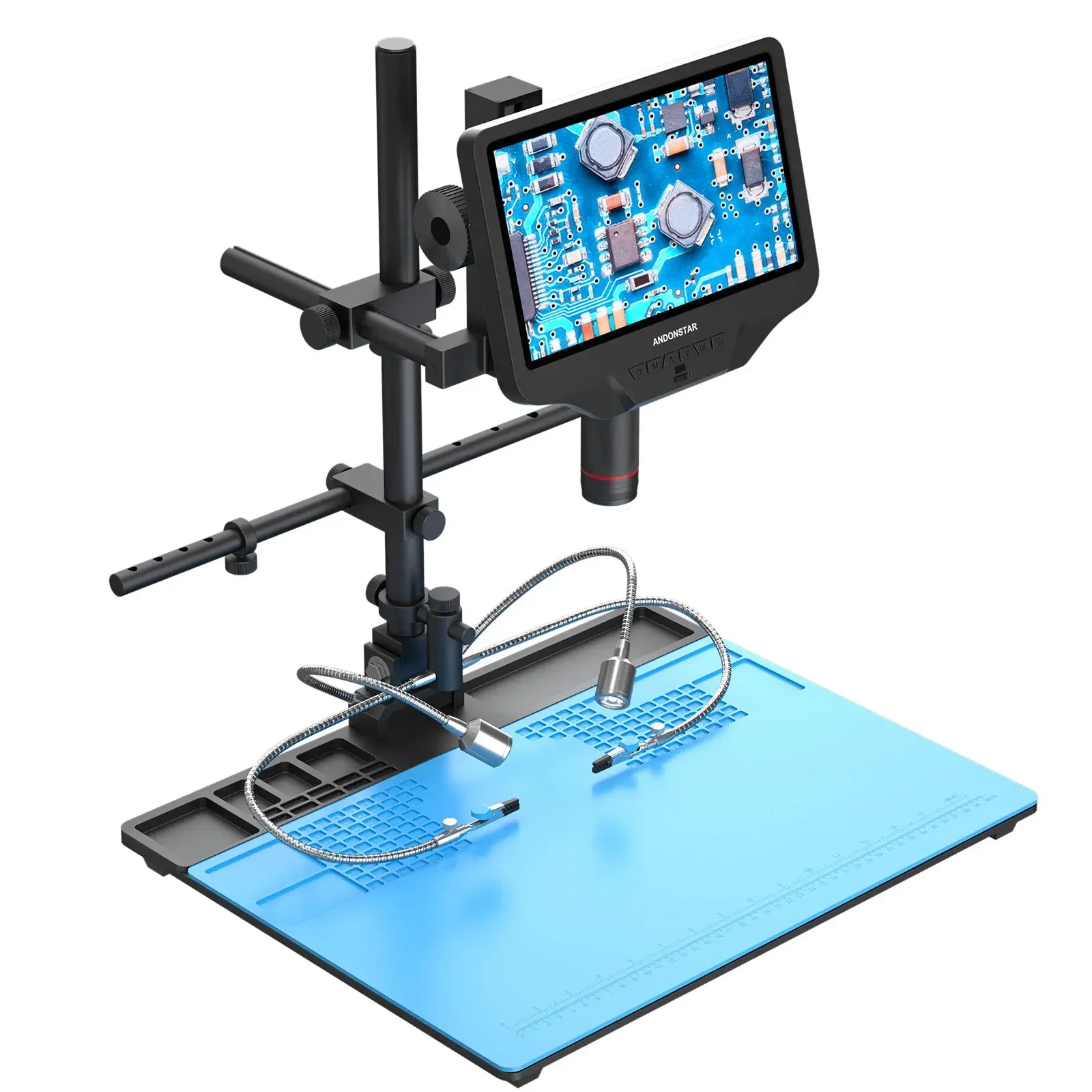 

2026 Andonstar AD409-MAX 10.1-Inch WiFi Digital Microscope with LCD Screen for PCB Repair and Maintenance