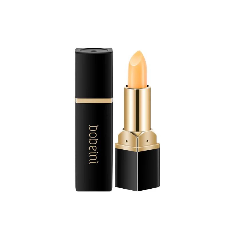 เบต้าแคโรทีนอุณหภูมิสีเปลี่ยน Lip Balm ลิปสติก GLOSS โปร่งใส Long Lasting Moisturize LIPS Make Up Care เครื่องสําอางค์