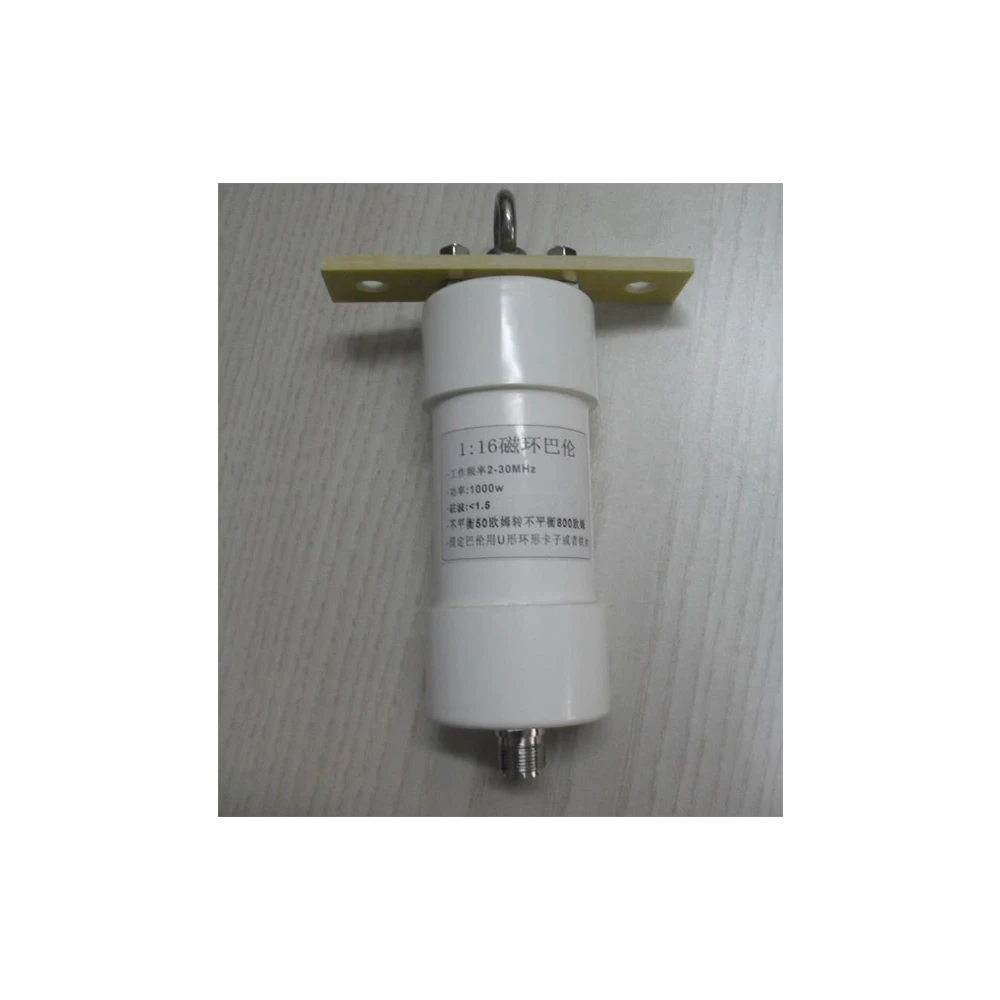 1:16 Unbalanced‑to‑Unbalanced Balun 1000W HF Shortwave Balun for Fishing‑Rod & Long‑Wire Antenna