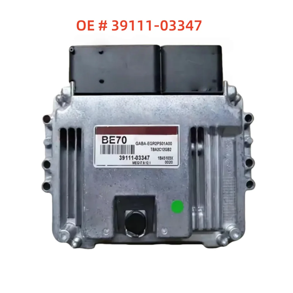 

High quality 39111-03347 ECU Car Engine Computer Board Electronic Control Unit MEG17.9.12.1 BE70 For Hyundai
