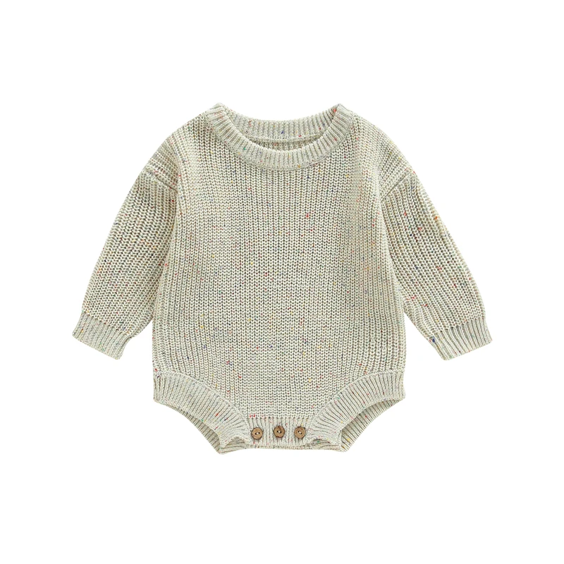 

Baby Rompers Cotton Knit Clothes Newborn Infants Playsuits Boys and Girls Sweater Jumpsuits Toddler Autumn Winter Clothing