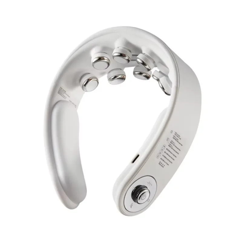 

Airo Portable Private Label Smart Pulse Neck Massager with Heating Point Vibration and LED Light for Home Use
