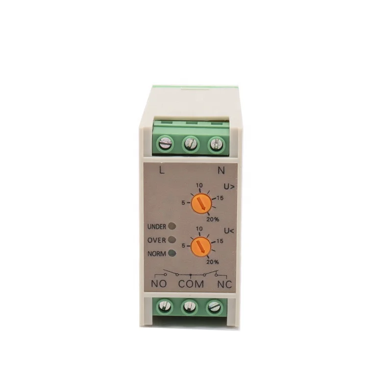 قابل للتعديل مرحلة واحدة حامي SVR-220W الجهد الزائد تحت الجهد التتابع مراقبة الجهد التتابع مرحل صغير