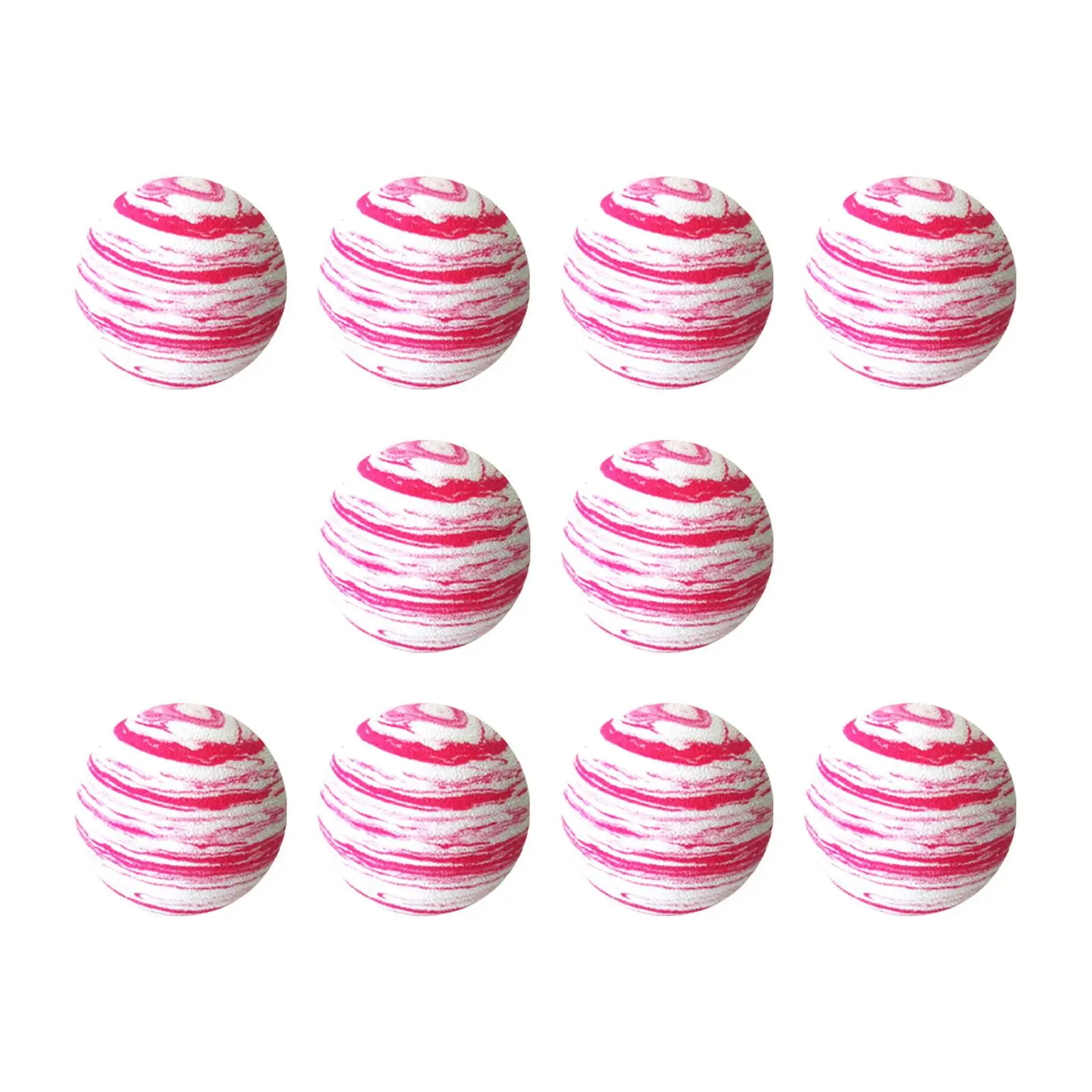 Lightweight Reusable Golf Training Balls Soft EVA Foam Elastic Durable Swing Practice Aids for Indoor Outdoor Garden Home Use