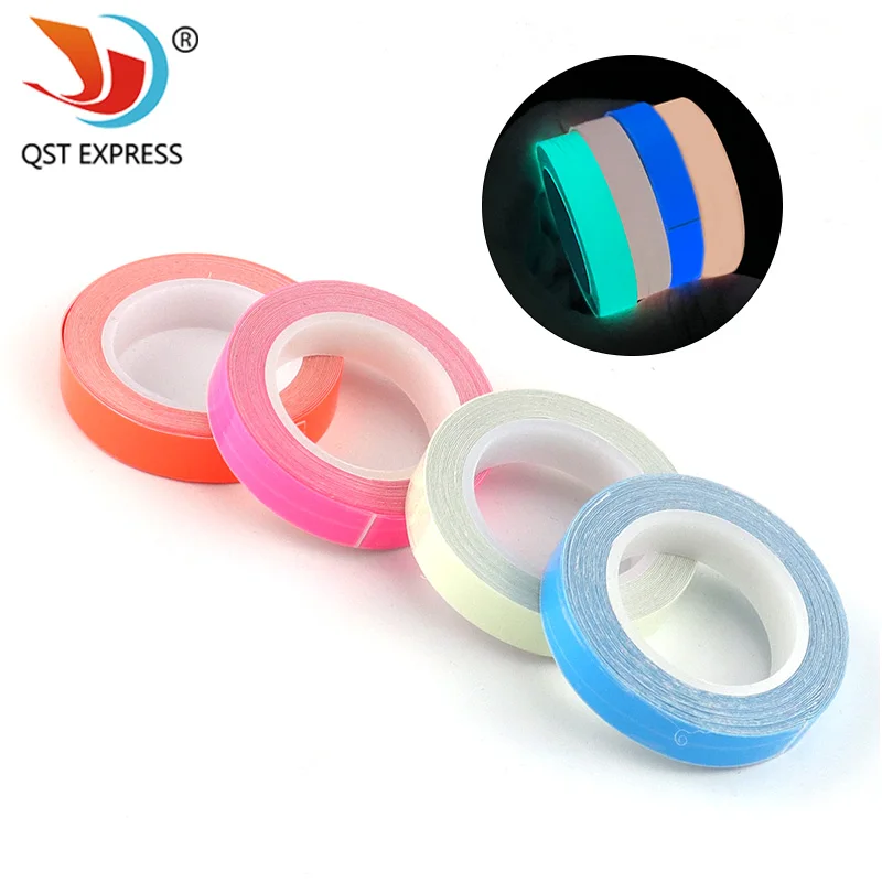 1PC Bunte Leucht Band Bühne Treppe Recycelbar Licht Lagerung DIY Manuelle Dekoration Warnung Fluoreszierende Kleber