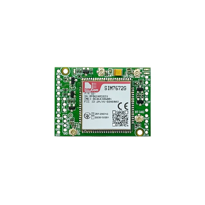 SIMcom SIM7672G Double-row needle Core Board With antenna SIM7672G-MNGV Global band 4G LTE CAT1 Module Support GNSS Modem Board