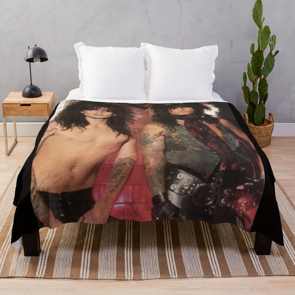 

Nikki Sixx & Tommy Lee Throw Blanket