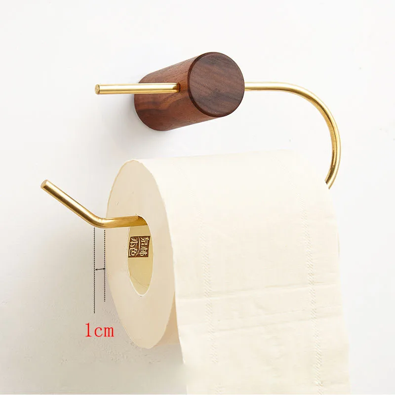 Minimalist Japanese Style No Punching Roll Paper Holder Toilet Tissue Holder Toilet Paper Rack Storage Rack Washcloth Rack ZE279