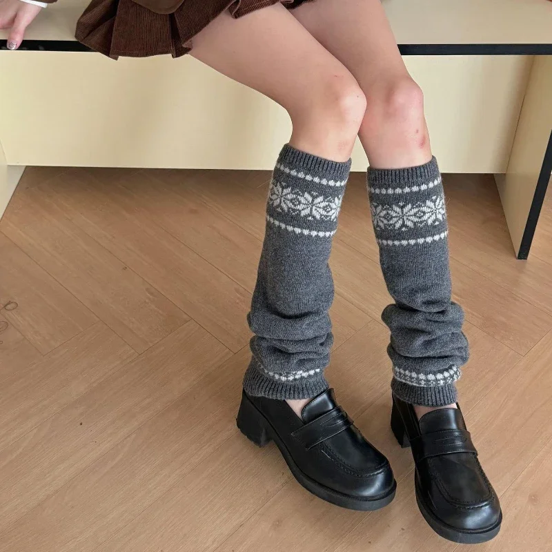 

Новые носки-чулки «Кленовый лист» для осени и зимы, кружевные носки для девушек, утепленные носки, гетры, женские носки и чулочно-носочные изделия