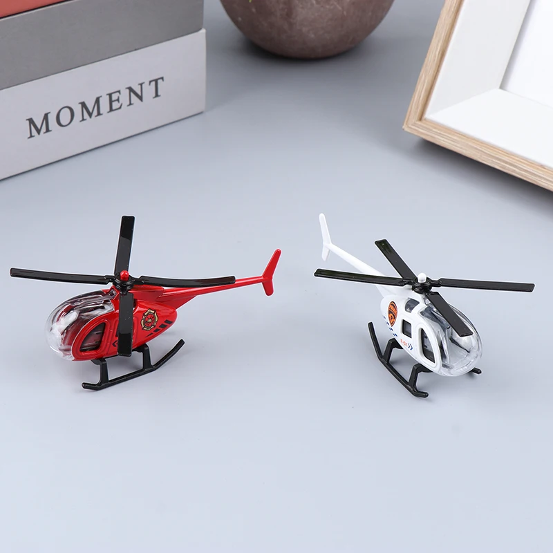 Mini Alloy Helicopter Model Toys Aircraft Military Collection Decorations Simulation Airplane Toys For Kids Boys Birthday Gift