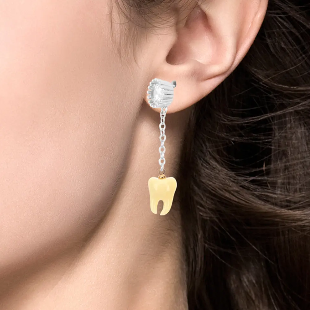 

10 шт. очаровательных подвесок в виде искусственных зубов из смолы для изготовления украшений, для ожерелий, браслетов, серег, брелоков, украшений для сумок, поделок своими руками