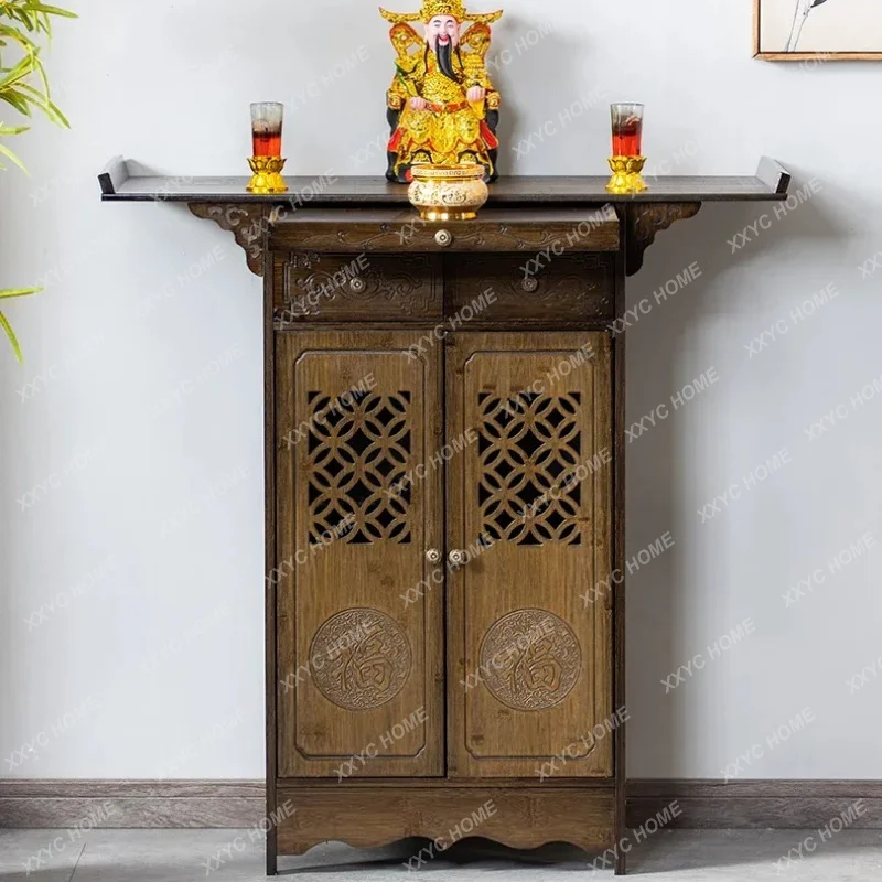 D178 H Chinese Style Altar Buddha Cabinet Buddha Table Altar Buddha Shrine Economical Incense Burner Table a Long Narrow Table
